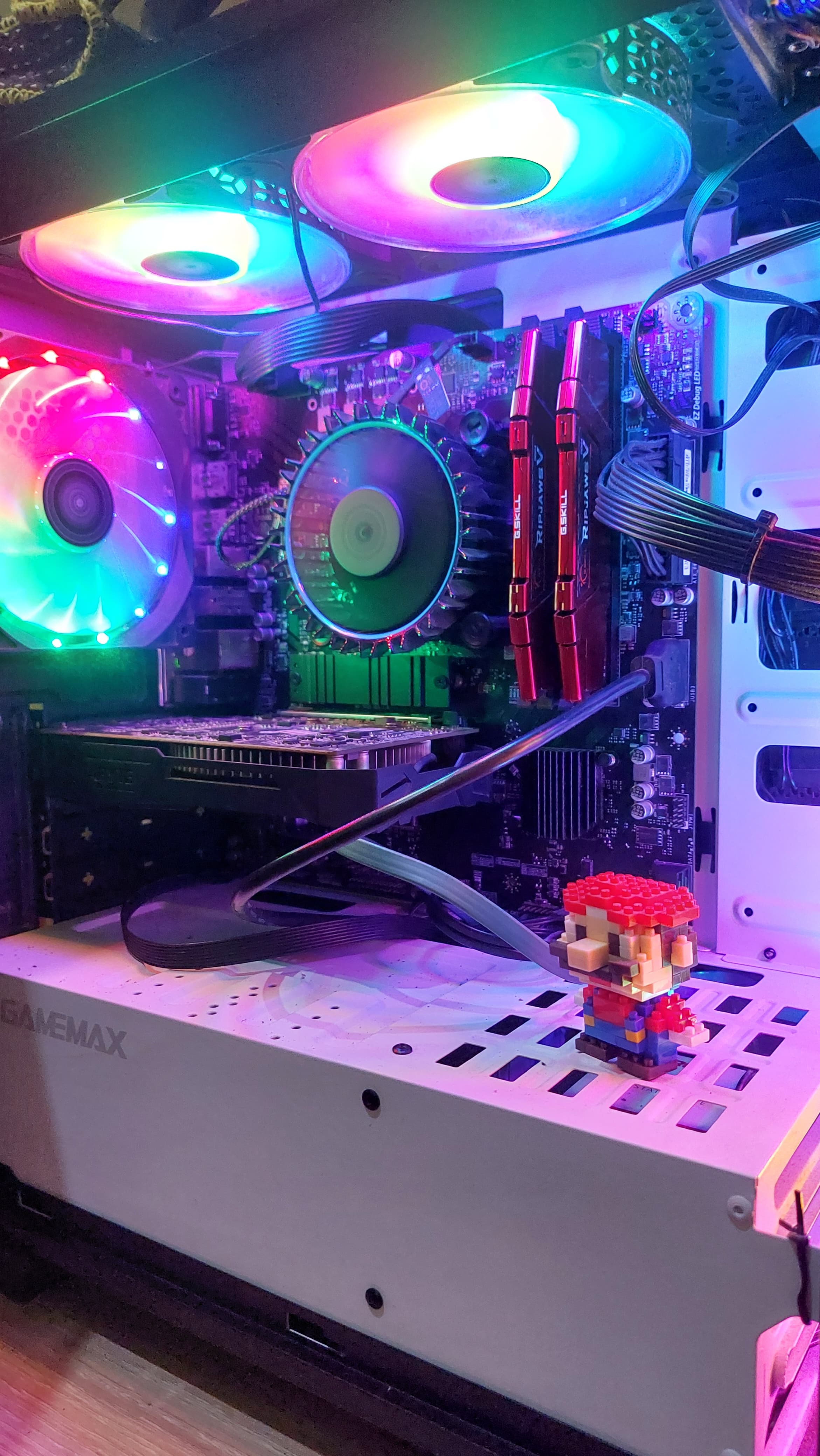 RGB Core Concept. Thermal-Optimized Gaming Engine